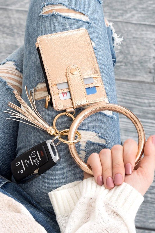 Key Ring Holder And Wallet ID Zip Up