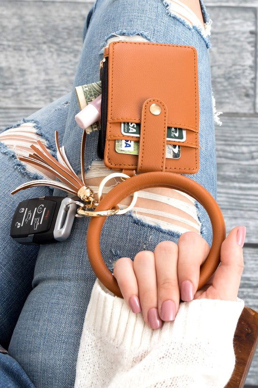 Key Ring Holder And Wallet ID Zip Up