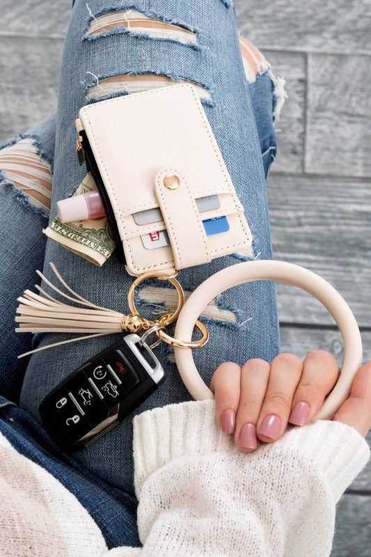 Key Ring Holder And Wallet ID Zip Up