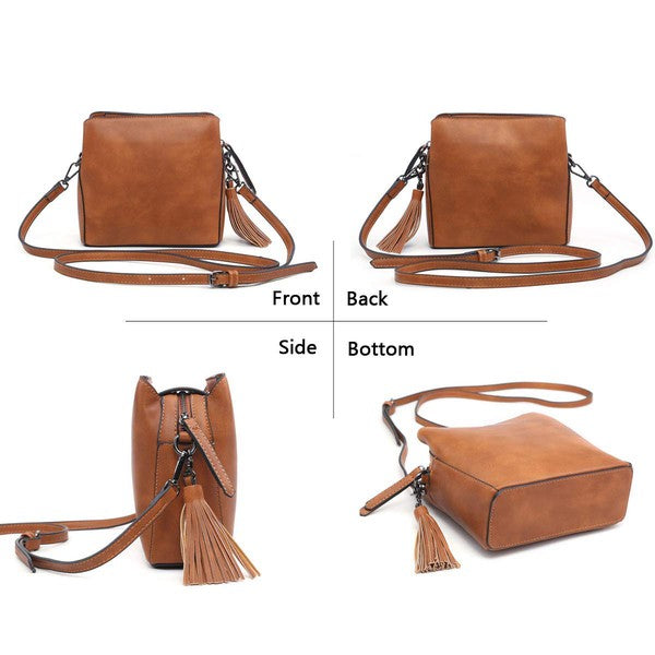 Mini Crossbody Bag With Multipockets