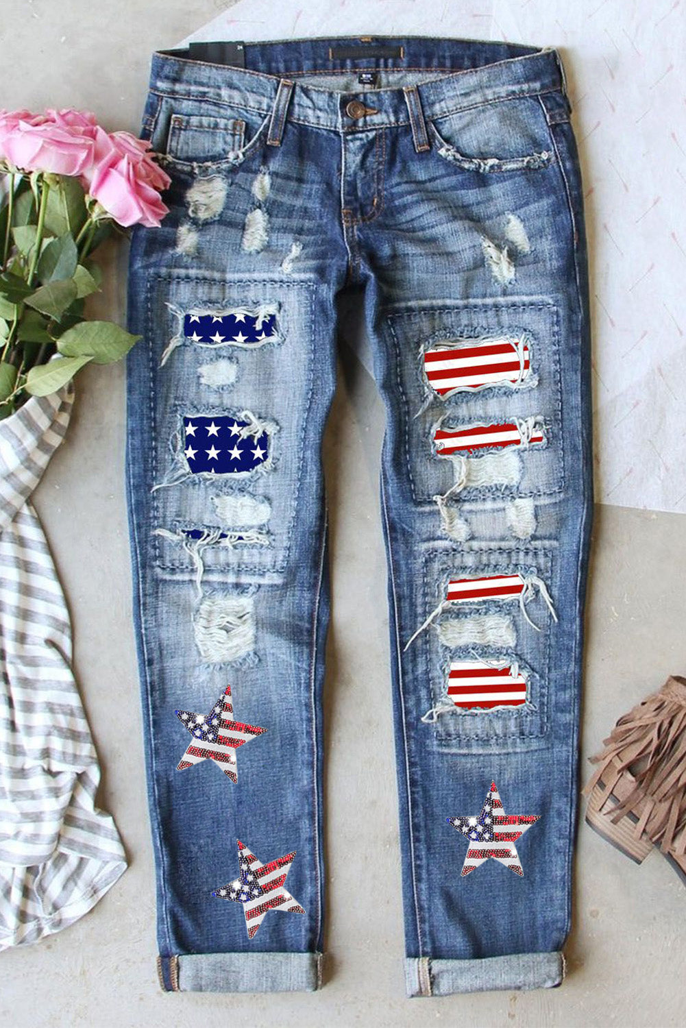 Patriot Pride Straight Jeans