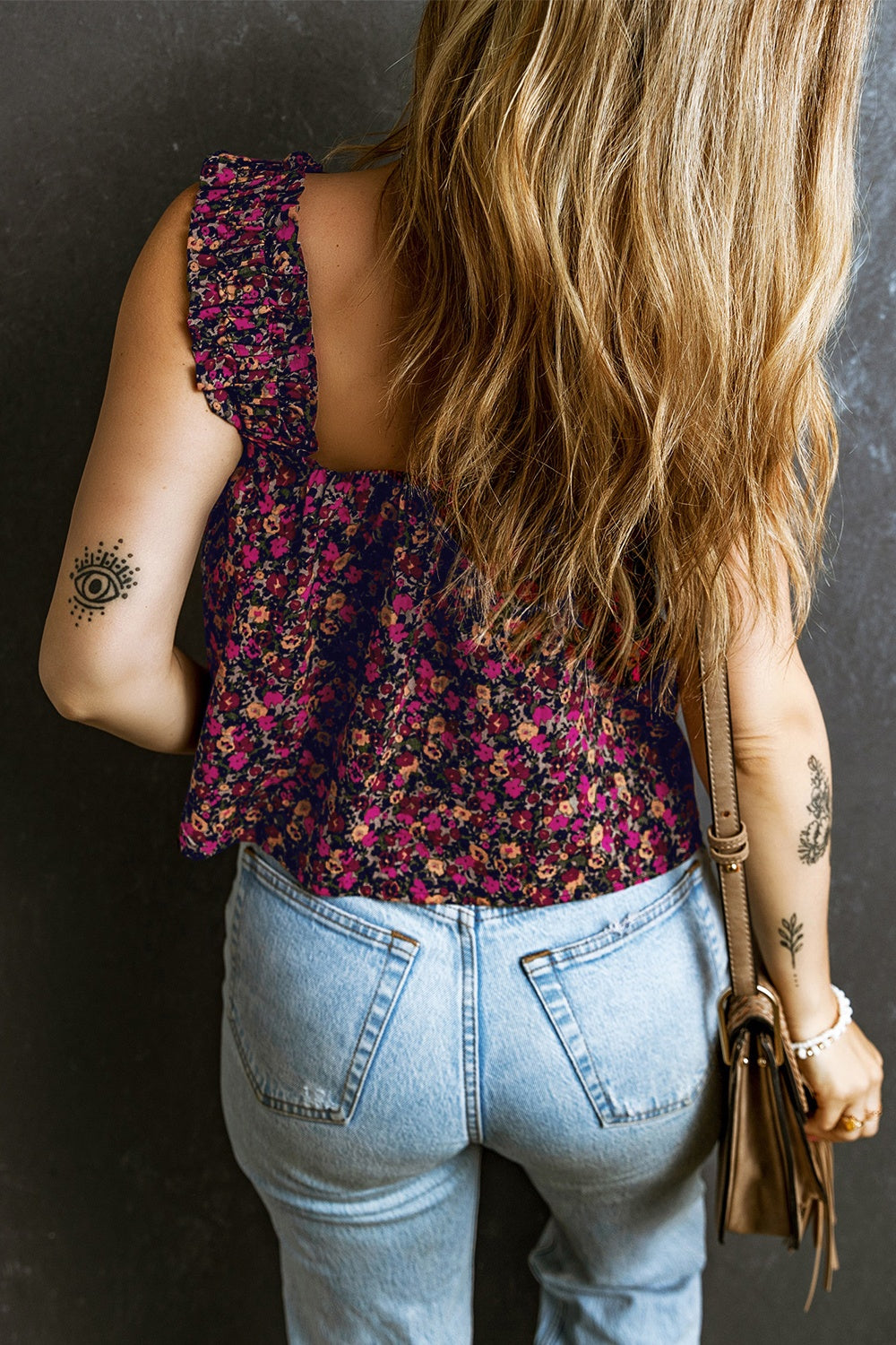 Floral Festivity Square Neck Top