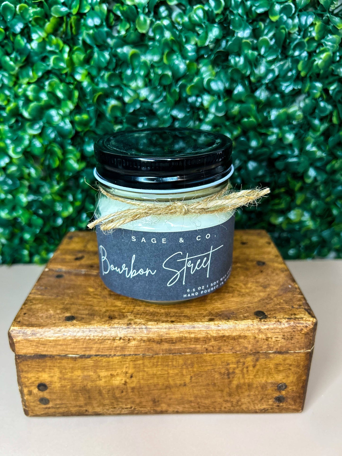 Rustic Glow Mason Jar Candles
