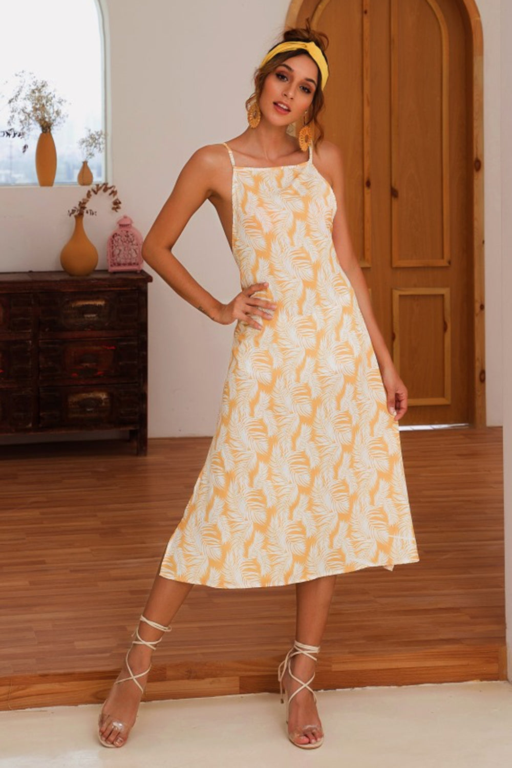 Palm Breeze Crisscross Dress
