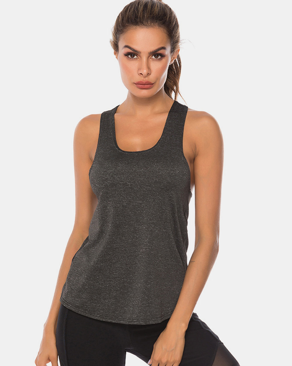 FlexFit Scoop Neck Active Tank 6 Color Options
