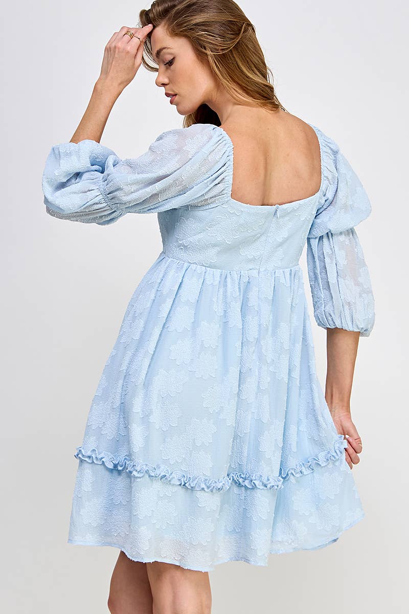 Ivory Bloom BabyDoll Dress