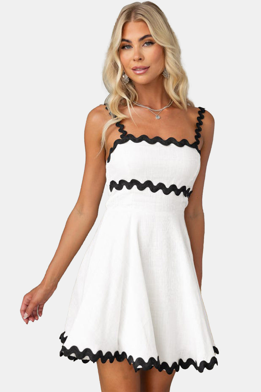 Rickrack Charm Mini Dress