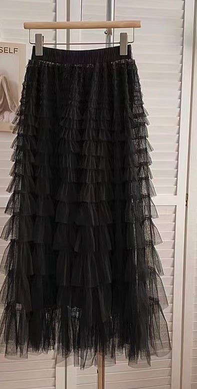 Whimsical Tulle Maxi Skirt