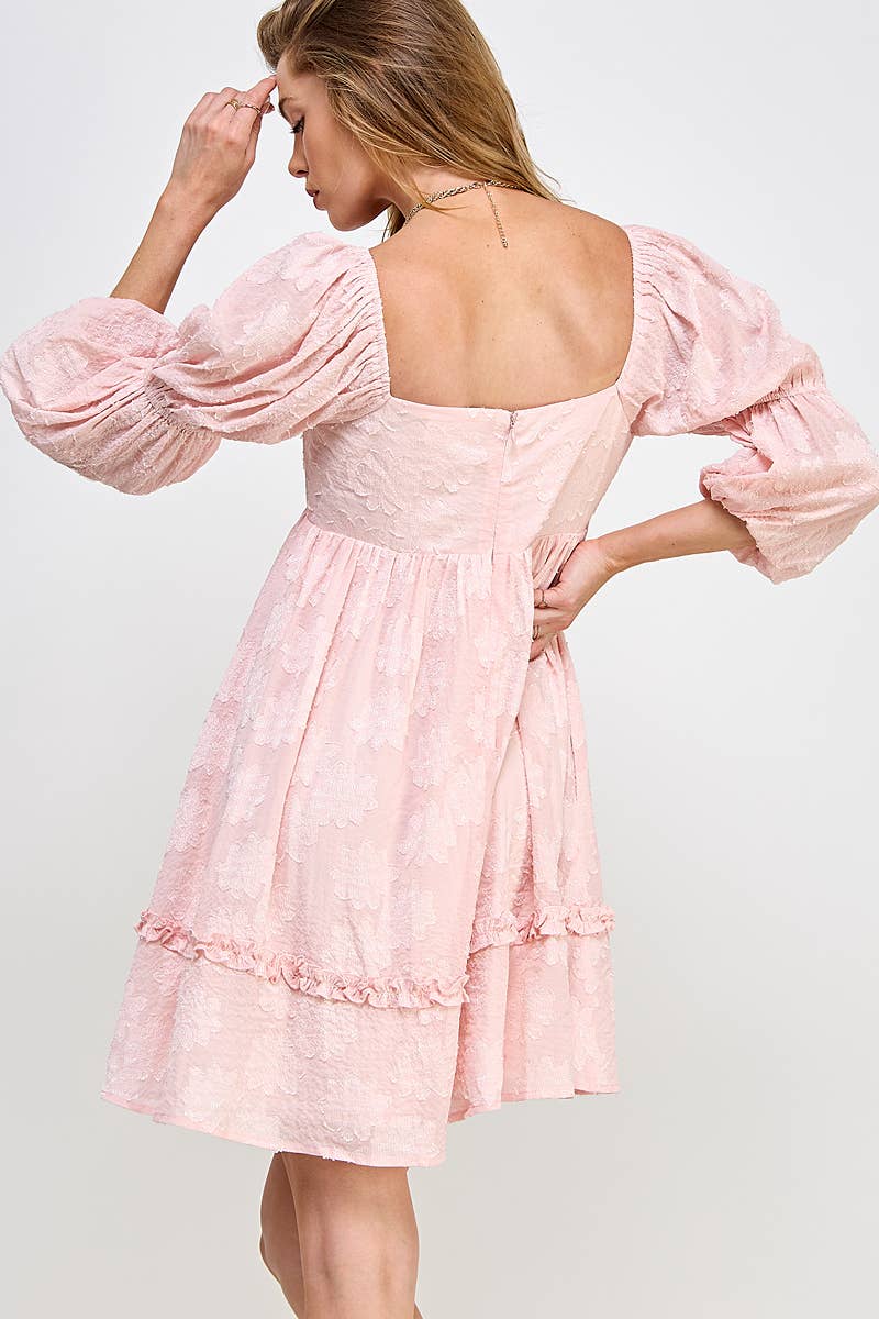 Ivory Bloom BabyDoll Dress