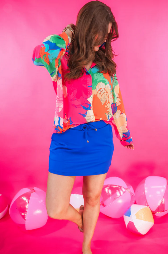 Blue Skort – "Victory Vibes Skort"