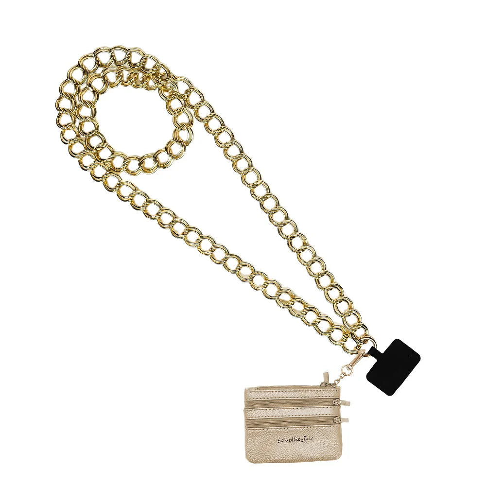 LuxeLink Double Chain Crossbody