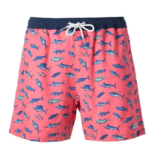 Saltwater Fish Swim Trunks