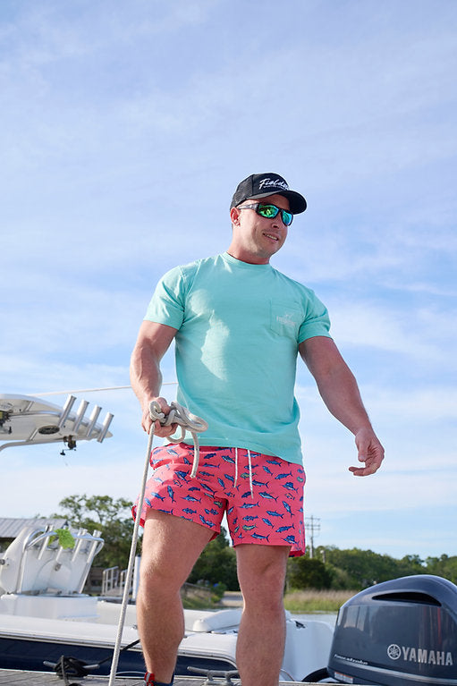 Saltwater Fish Swim Trunks - Youth & Toddler
