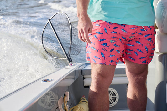 Saltwater Fish Swim Trunks - Youth & Toddler