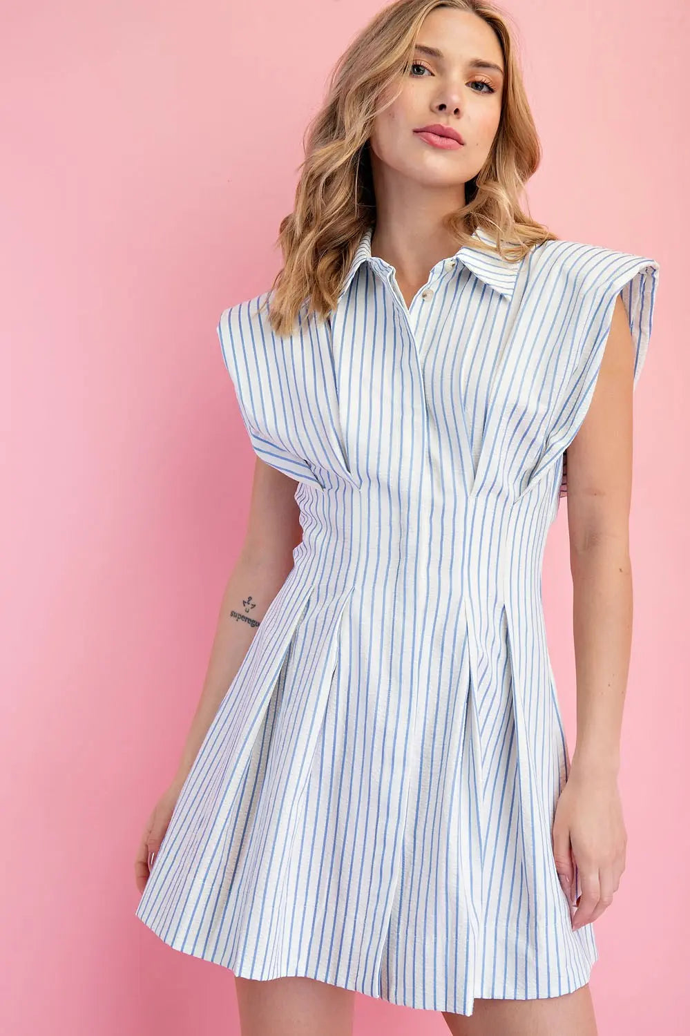 Harbor Stripe Mini Dress