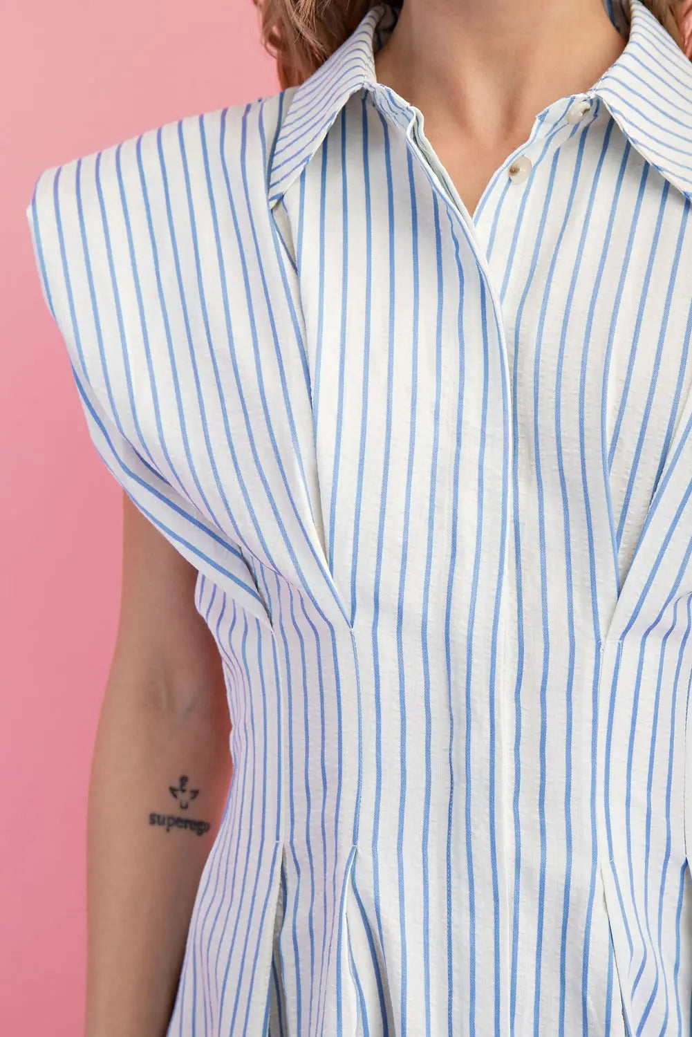 Harbor Stripe Mini Dress