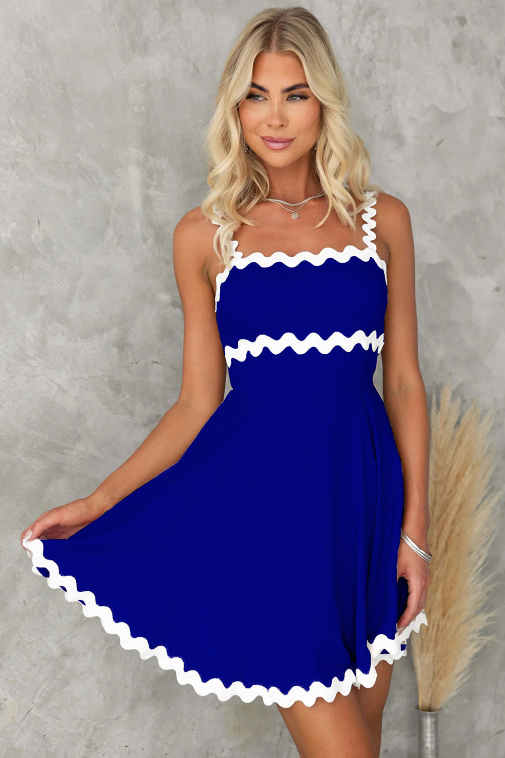 Rickrack Charm Mini Dress