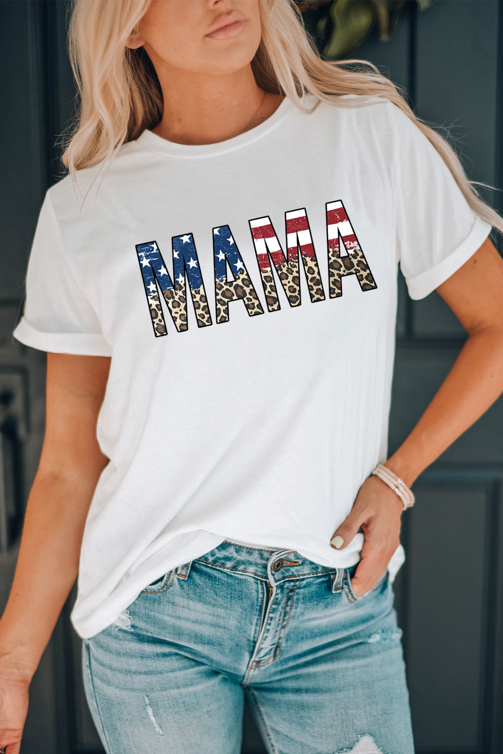 Patriotic Mama Graphic Tee