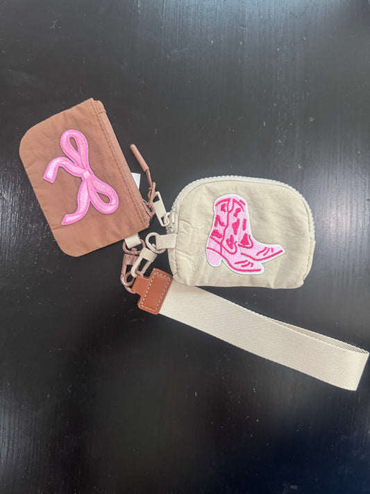 Boots & Bows Wristlet