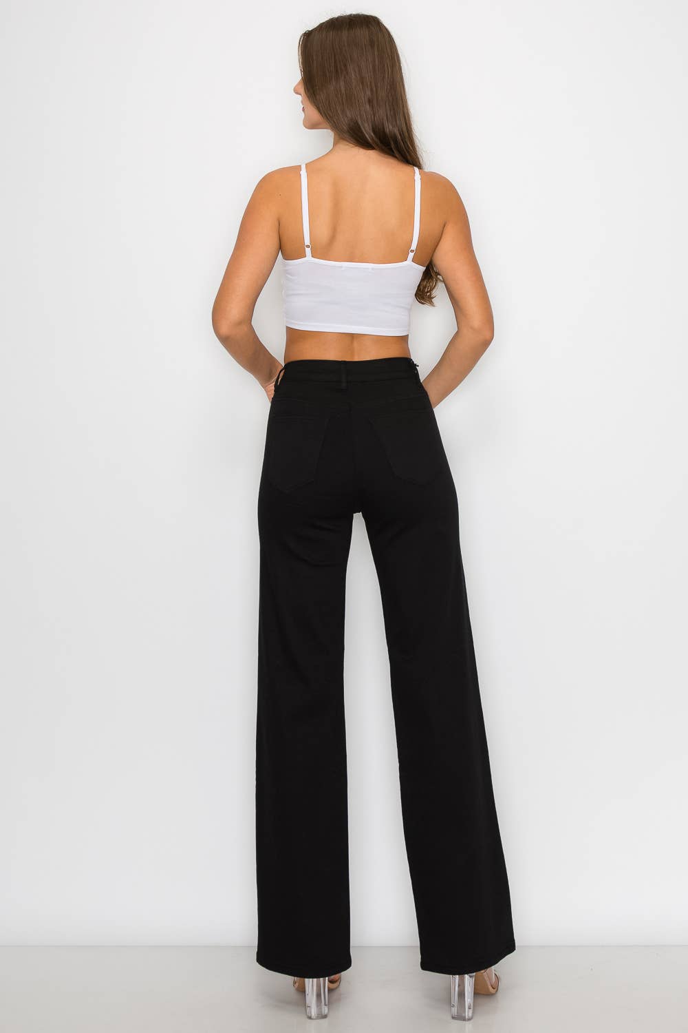 Lover's High-Waist Wide Leg Jeans