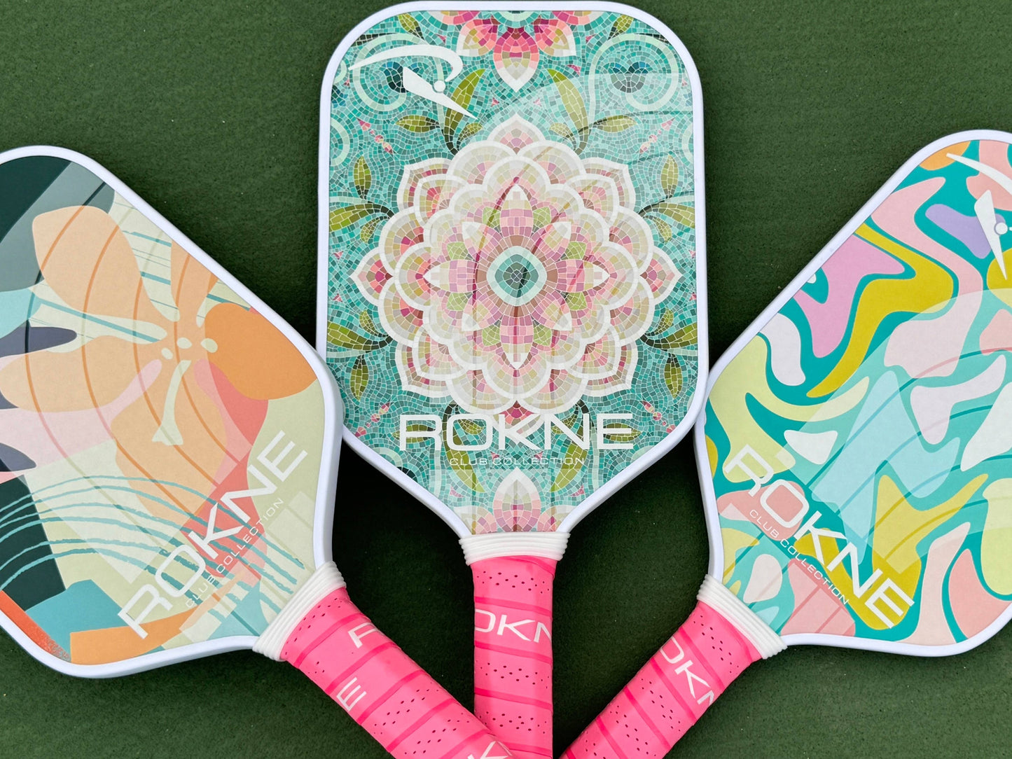 ROKNE Club Collection Pickleball Paddles for the fashionista