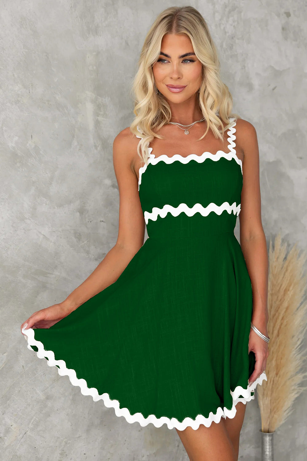 Rickrack Charm Mini Dress