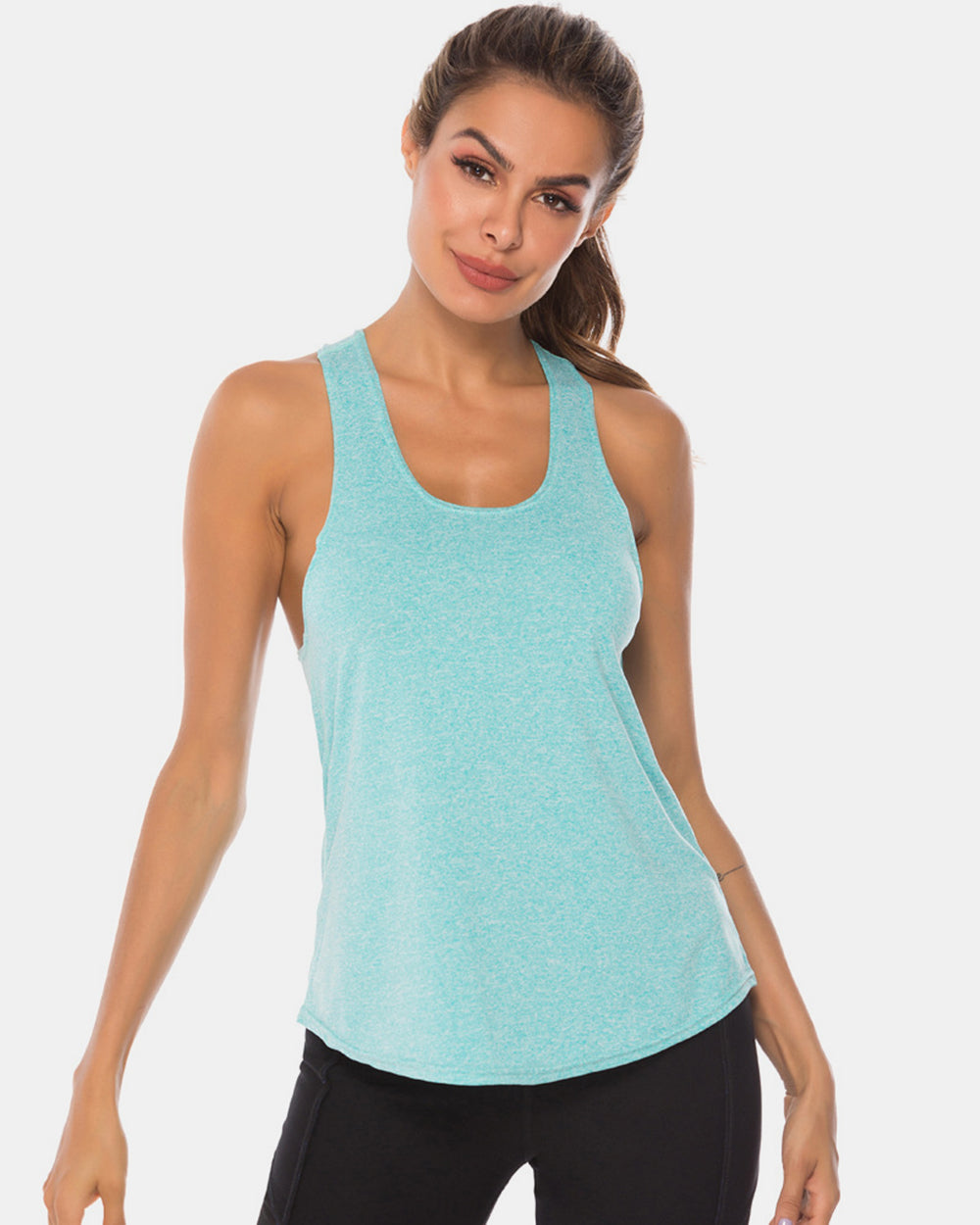 FlexFit Scoop Neck Active Tank 6 Color Options
