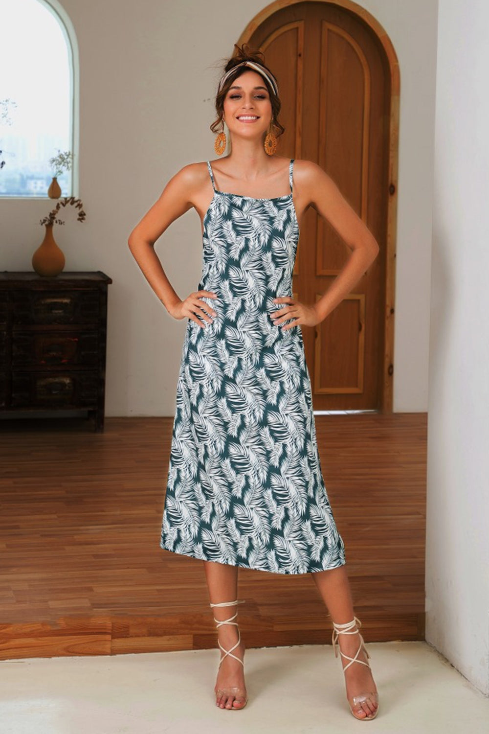 Palm Breeze Crisscross Dress