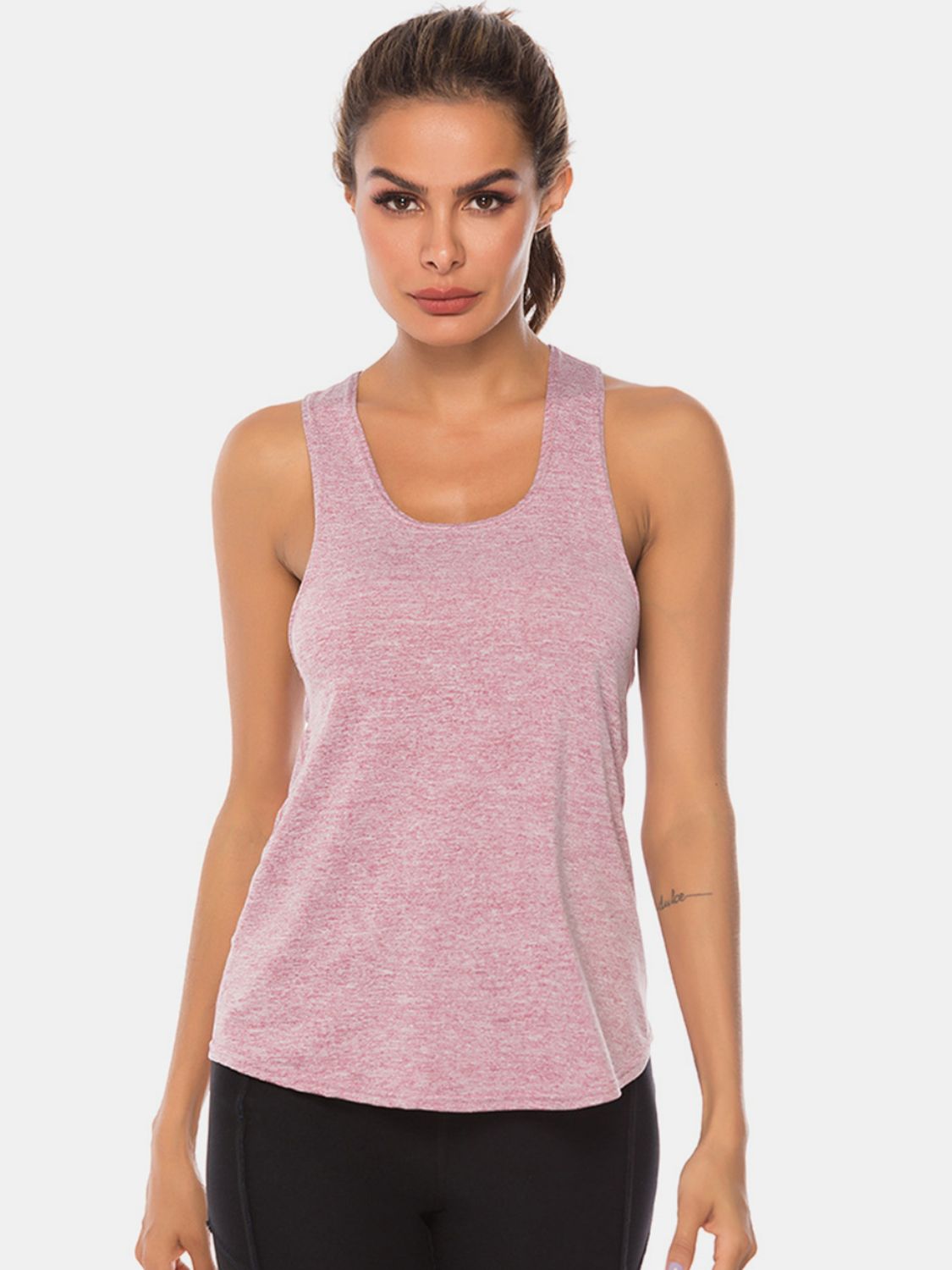 FlexFit Scoop Neck Active Tank 6 Color Options