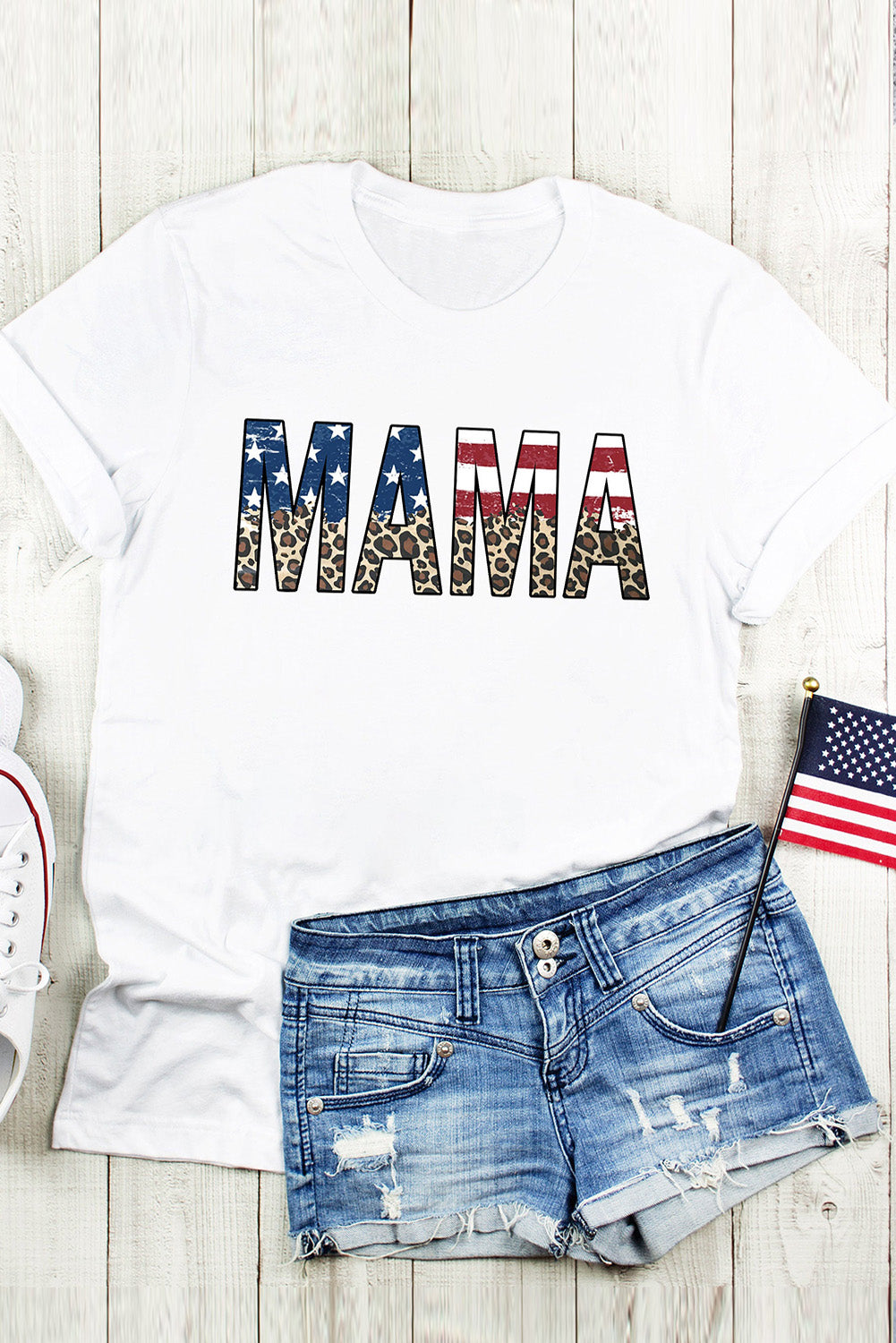 Patriotic Mama Graphic Tee