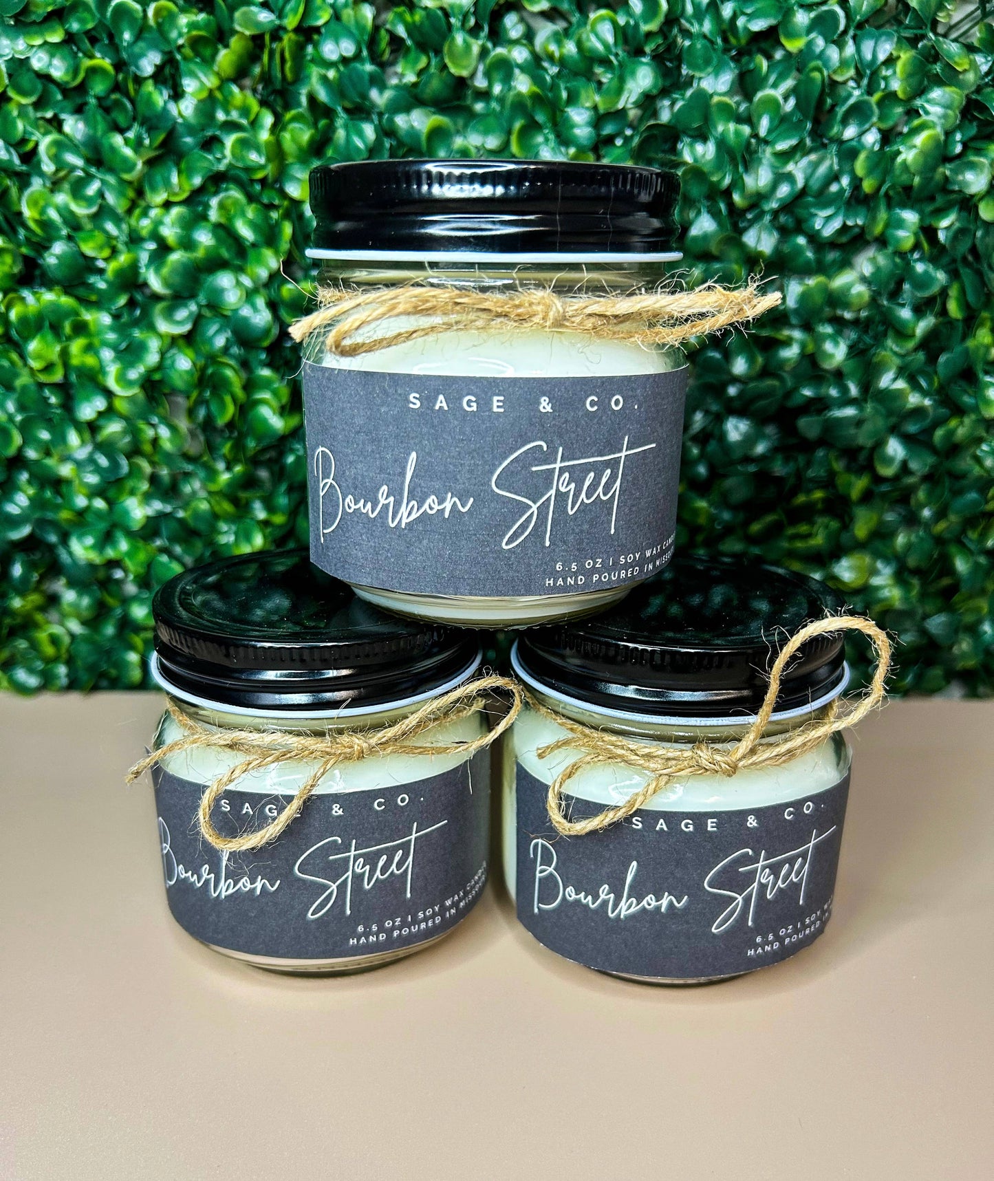 Rustic Glow Mason Jar Candles
