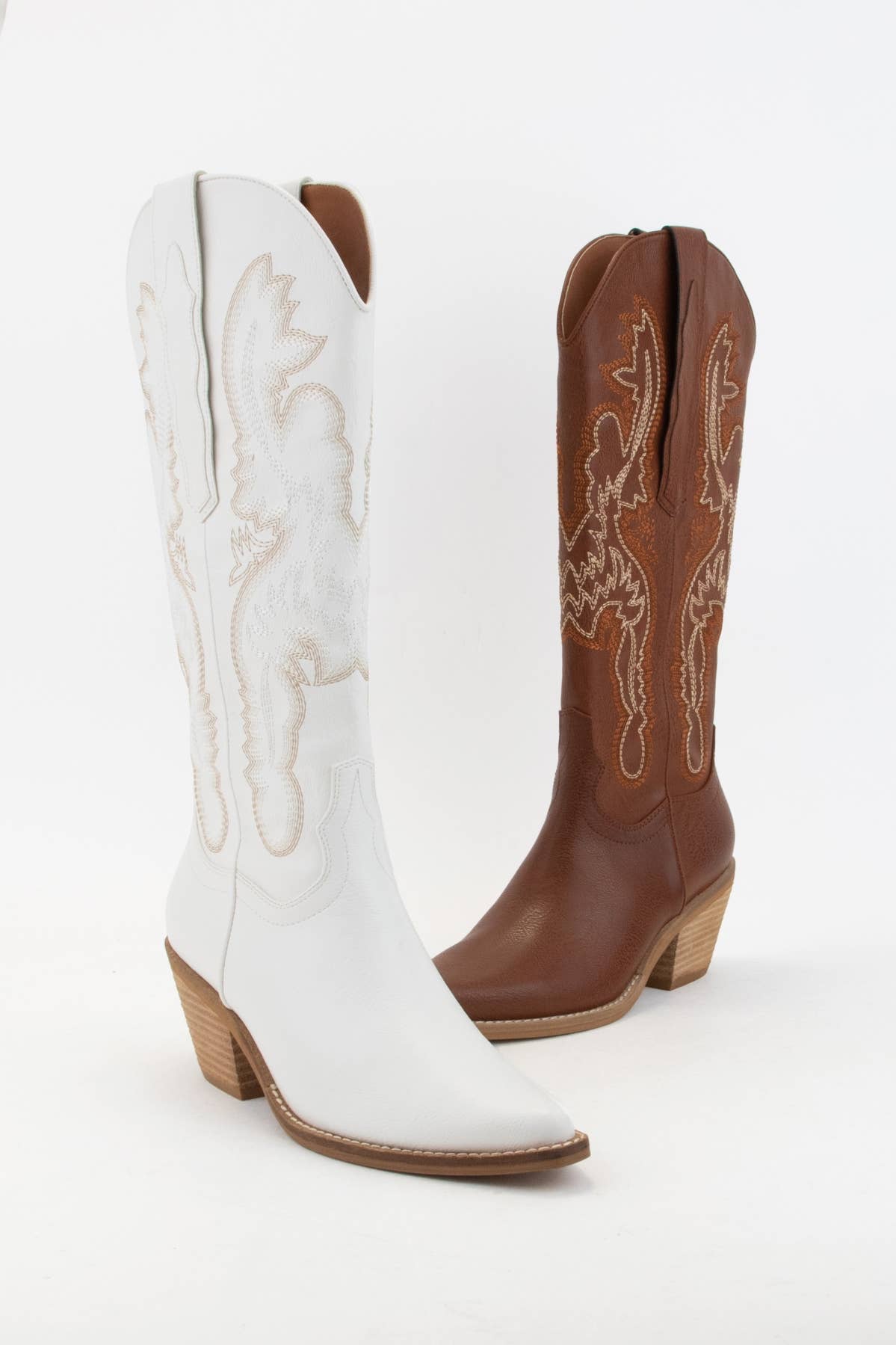 Sierra Embroidered Western Boots
