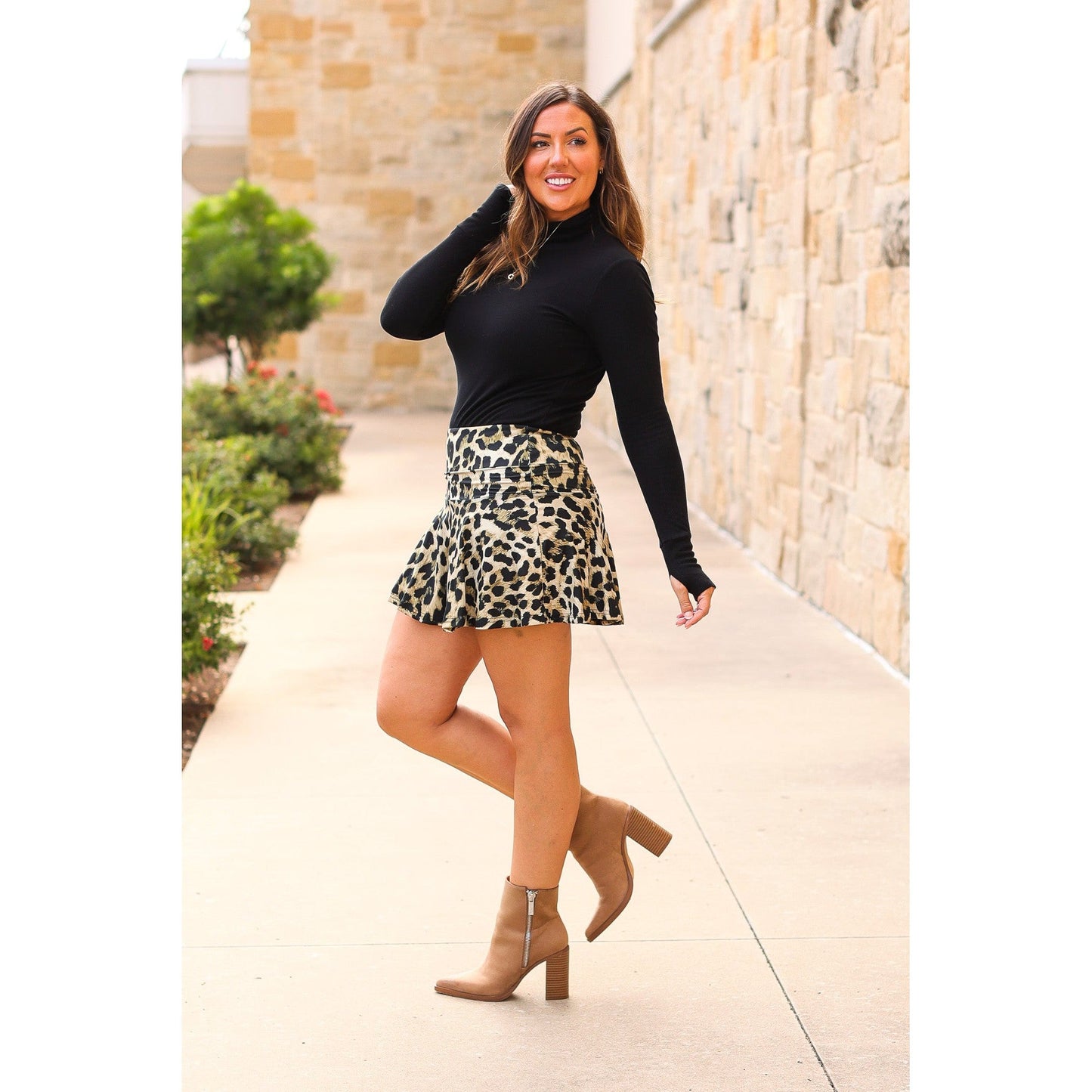 Wild Style Leopard Skort