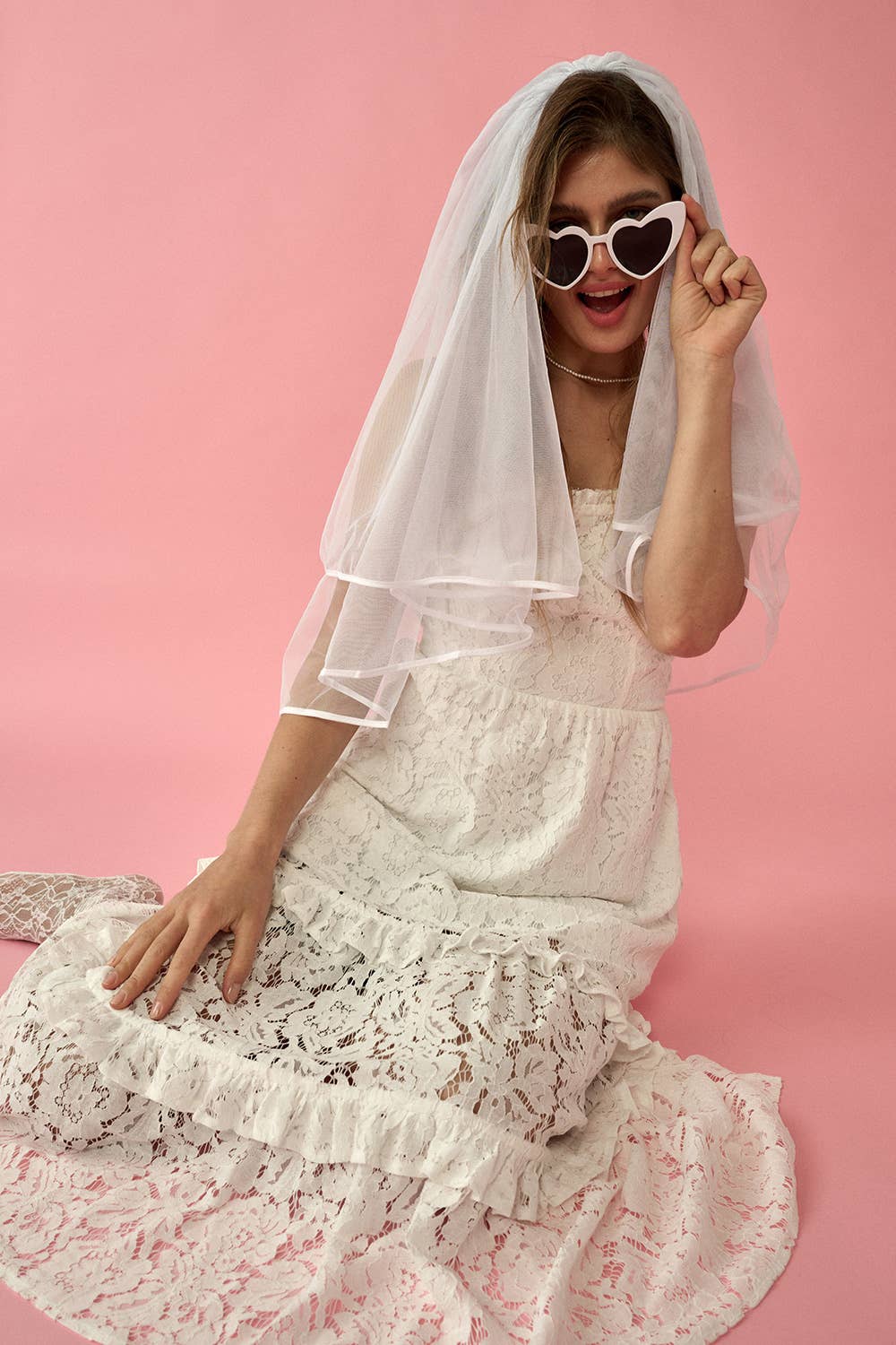 Heavenly Lace White Maxi Dress