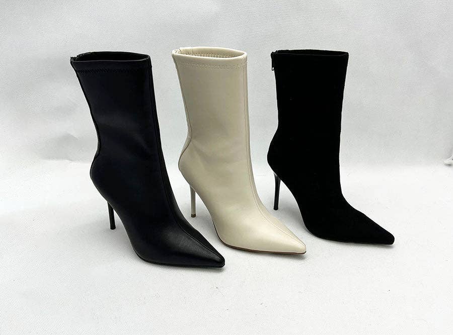 SleekStride Stiletto Boots