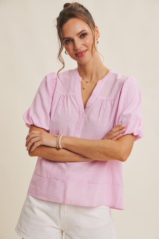Sweet Breeze Stripe Blouse