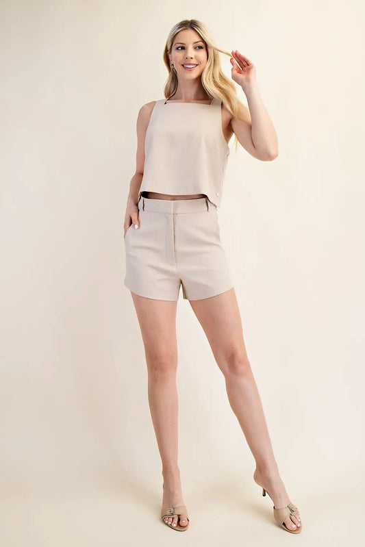 Sandswept High Waist Shorts
