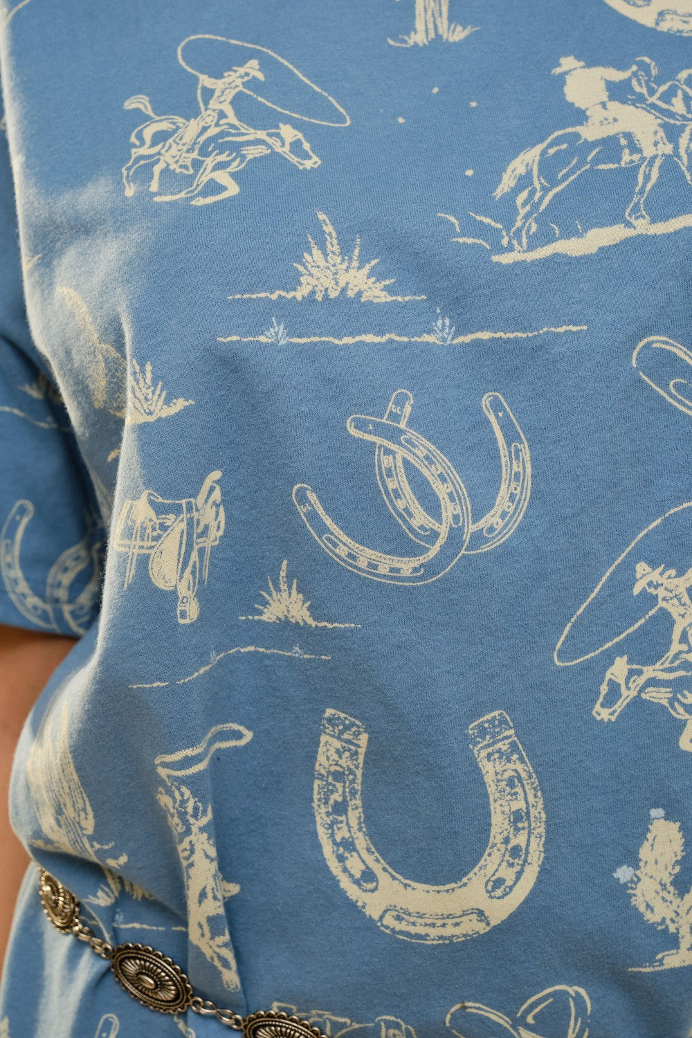 Blue Horizon Western Tee Dress