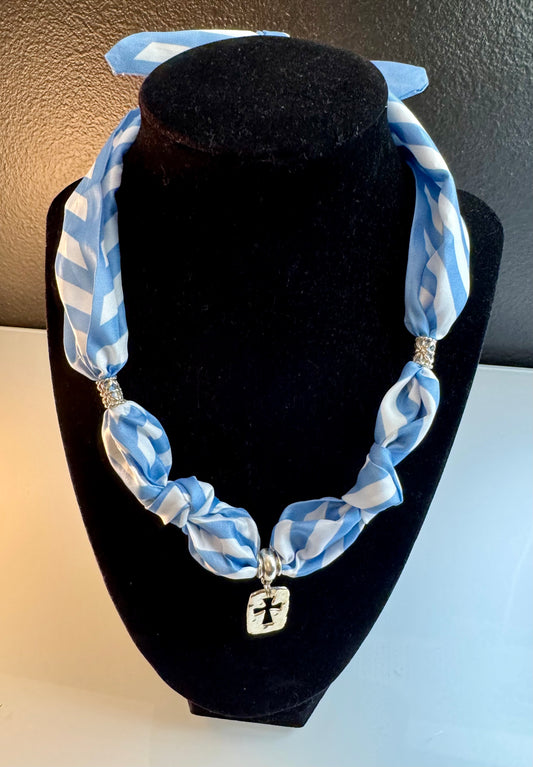 Faithful Breeze Scarf Necklace 334BS