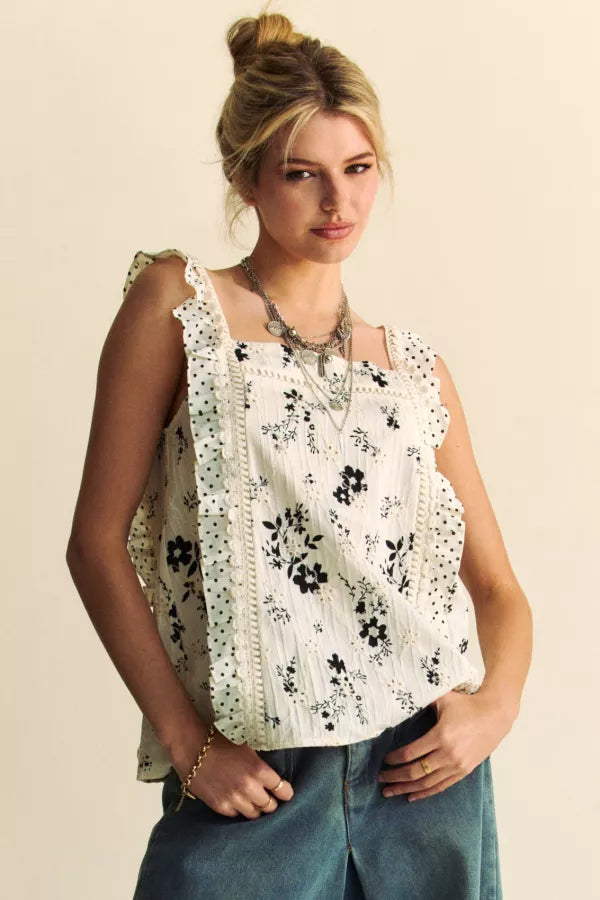 Meadow Grace Eyelet Top