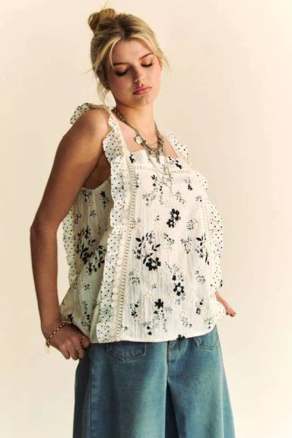 Meadow Grace Eyelet Top