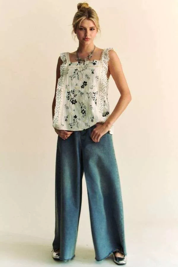 Meadow Grace Eyelet Top