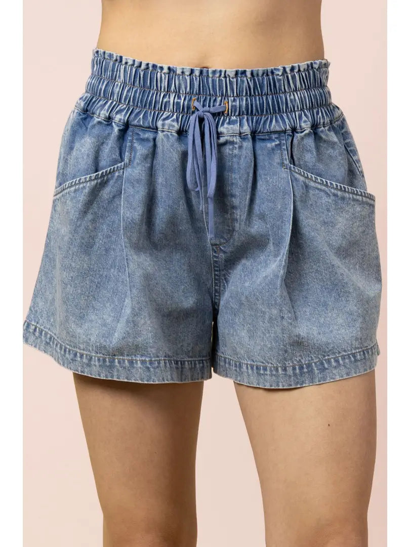 Blue Harbor Chambray Shorts