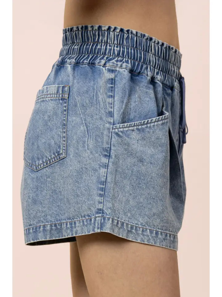 Blue Harbor Chambray Shorts