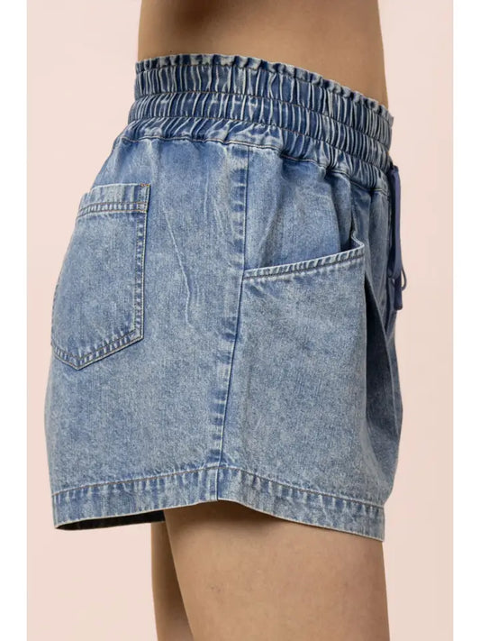 Blue Harbor Chambray Shorts