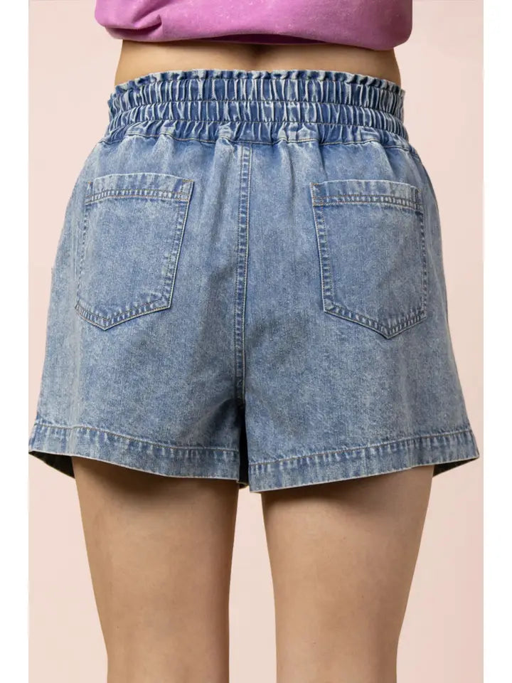 Blue Harbor Chambray Shorts