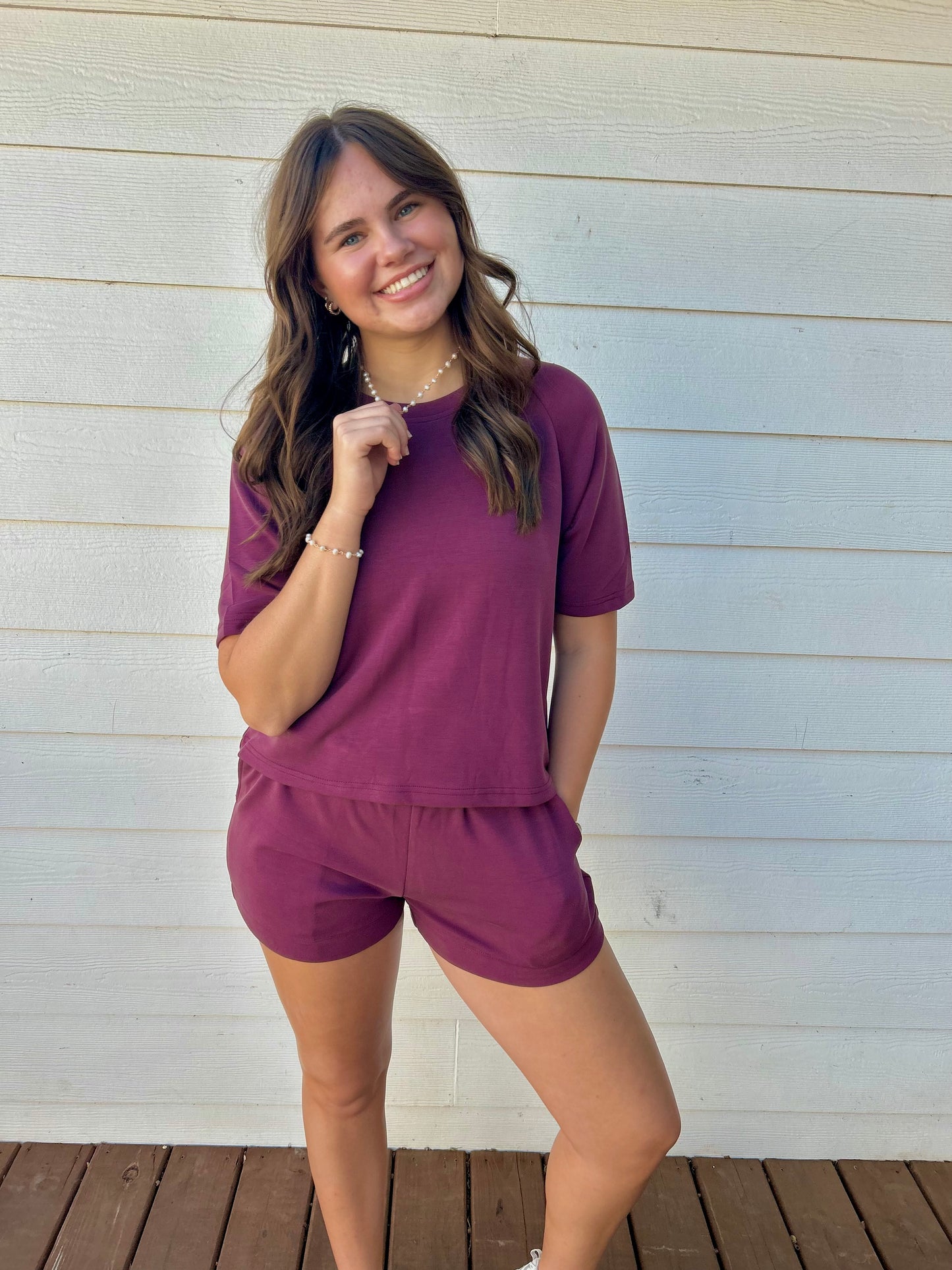 Laguna Lounge Set – Dark Plum