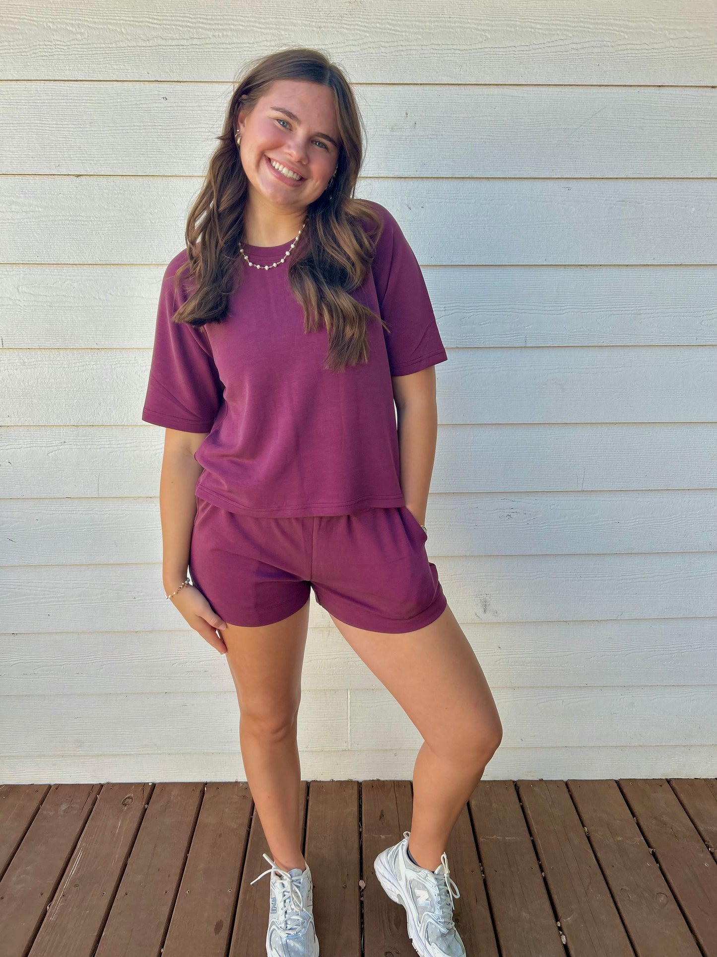 Laguna Lounge Set – Dark Plum