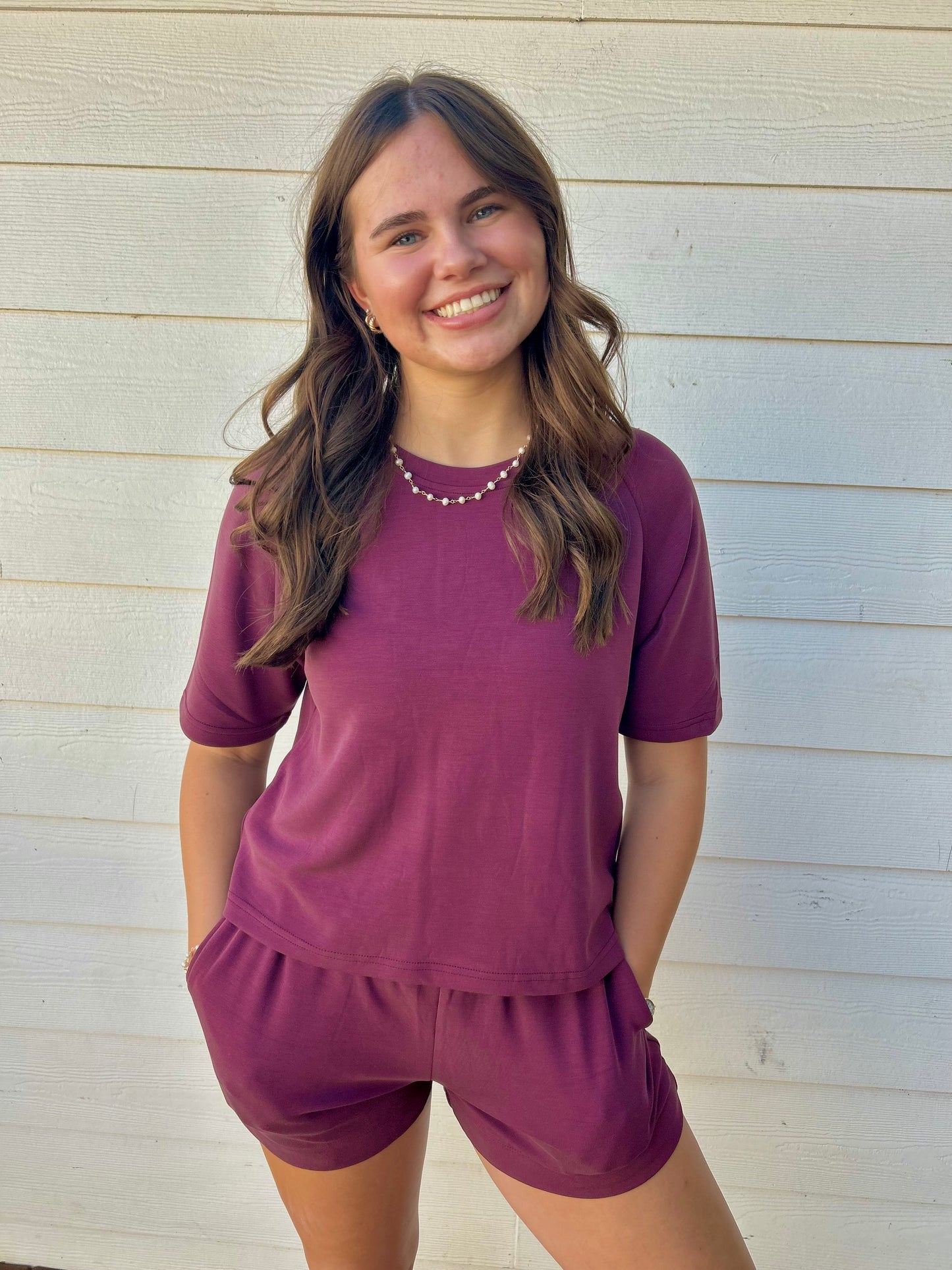 Laguna Lounge Set – Dark Plum