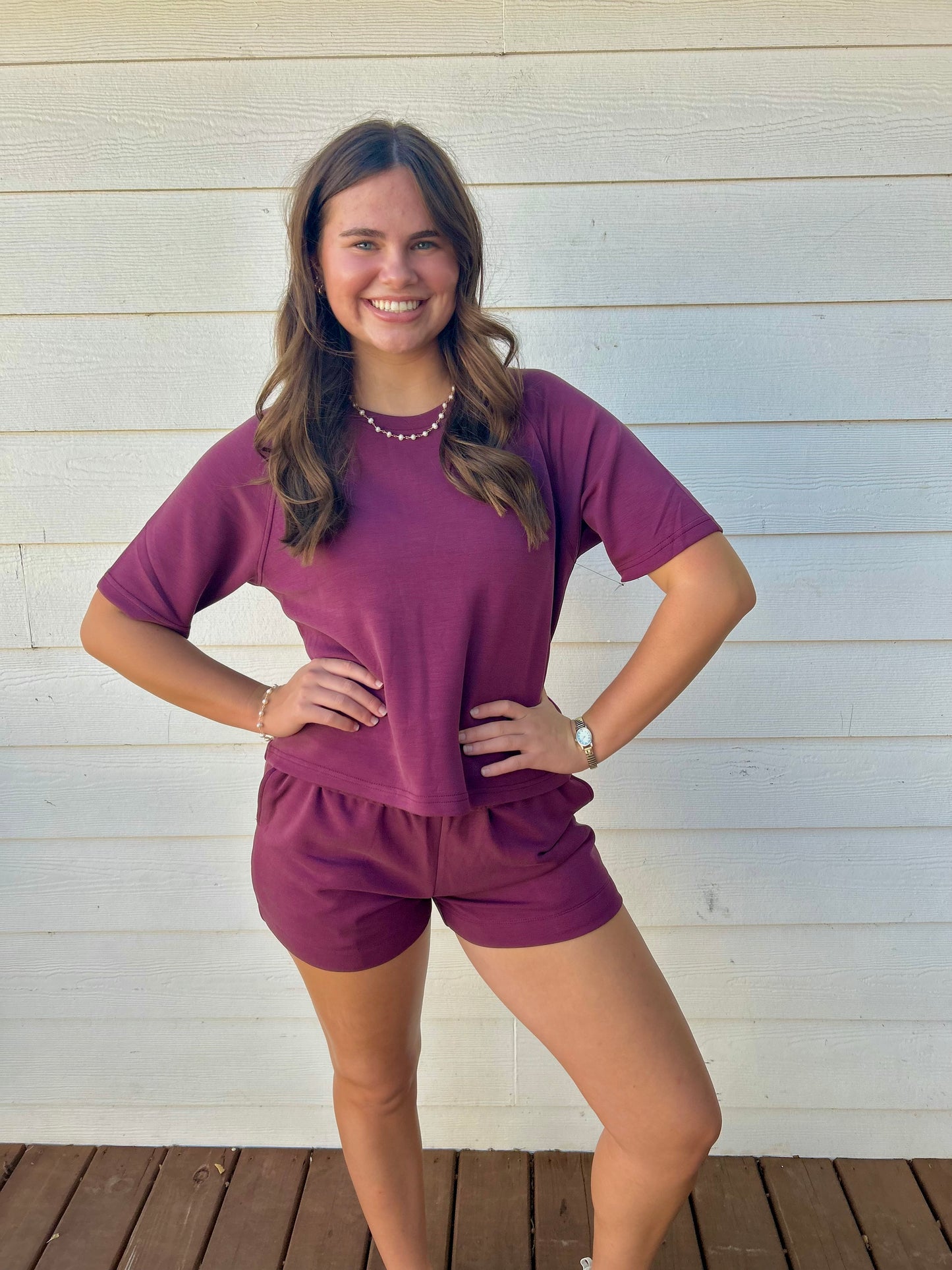 Laguna Lounge Set – Dark Plum